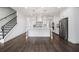 Open-concept kitchen with a large island, stainless steel appliances, and ample counter space at 244 Church St, Lawrenceville, GA 30046