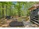 Outdoor space features a grill, fire pit, and wooded backdrop, ideal for outdoor gatherings at 318 Dogwood Trce, Mcdonough, GA 30252