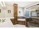 This bathroom offers double sinks, a soaking tub, and a glass-enclosed shower at 318 Dogwood Trce, Mcdonough, GA 30252