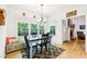 Cozy dining area with a built-in bench, scenic view, and direct access to the front entry at 318 Dogwood Trce, Mcdonough, GA 30252