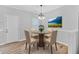 Elegant dining room with a modern table and chairs, perfect for Gathering meals at 3315 Brookfield Dr, Austell, GA 30106
