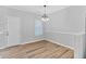 Empty Dining Room with a modern table and chairs, perfect for Gathering meals at 3315 Brookfield Dr, Austell, GA 30106