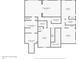 Detailed floor plan showcasing bedrooms, bathrooms, closets, laundry, and stairs with dimensions at 4190 Madison Dr, Cumming, GA 30040