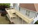 Elevated view of rear deck with yard, great for hosting with ample room for guests at 440 Hickory Glen Sw Ln, Atlanta, GA 30311