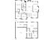 Home floor plan featuring garage, Gathering room, laundry, bedrooms, living room and kitchen at 440 Hickory Glen Sw Ln, Atlanta, GA 30311