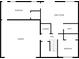 Floor plan of level one featuring garage, laundry, bedrooms, Gathering room and bath at 440 Hickory Glen Sw Ln, Atlanta, GA 30311