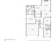 Detailed floor plan showcasing the layout of a home, including bedrooms, bathrooms, and living spaces at 409 Norton Xing, Woodstock, GA 30188