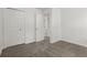 Bedroom with a double door closet featuring neutral walls and carpet at 1627 Rex Dr, Marietta, GA 30066