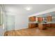 Bright kitchen with wood cabinets, stainless appliances, hardwood floors and eat in kitchen island at 1627 Rex Dr, Marietta, GA 30066