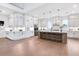Spacious kitchen with island seating, stylish cabinetry, and modern finishes at 2505 Kirkwood Dr, Cumming, GA 30041