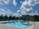 Inviting resort pool area with comfortable lounge seating, modern fixtures and lush landscaping at 2505 Kirkwood Dr, Cumming, GA 30041