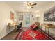 Cozy office area with wood-look floors, window, and neutral paint at 3472 Essex Ave # 81, Atlanta, GA 30339