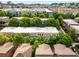 Overhead shot of urban townhomes surrounded by mature trees in a vibrant city neighborhood at 396 15Th Nw St # 6, Atlanta, GA 30318