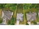 Aerial view of home within property line at 11028 Southwood Dr, Hampton, GA 30228