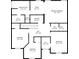 Floor plan layout with labeled rooms and dimensions at 11028 Southwood Dr, Hampton, GA 30228