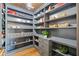 Custom walk-in pantry with ample shelving and storage space, perfect for organization at 281 Abbott Dr, Canton, GA 30114