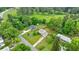 Aerial view of home on large lot at 3909 Ebenezer Rd, Marietta, GA 30066