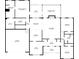 Detailed floor plan showcasing the layout and dimensions of the house at 4572 Mulberry Fields Ln, Auburn, GA 30011