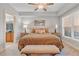 Serene main bedroom with neutral tones, carpet floors and large window at 200 River Vista Dr # 436, Atlanta, GA 30339