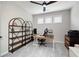 Functional home office with neutral walls, shelving, a desk, and great natural light at 109 Aspen Way, Dallas, GA 30157
