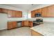 Modern kitchen with stainless steel appliances and granite countertops at 194 Wilhelmina Dr, Austell, GA 30168