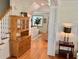 Inviting hallway with hardwood floors and stylish furnishings at 178 Mission Oak Dr, Grayson, GA 30017