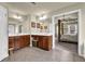 The bathroom features double vanities, tile floors and access to main bedroom at 3133 Bridge Walk Dr, Lawrenceville, GA 30044