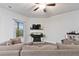 Bright living room with a fireplace as the focal point and a spacious layout for various furniture arrangements at 8268 E Carroll Rd, Whitesburg, GA 30185