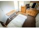 This cozy bedroom offers plenty of room for a single bed, a dresser, and a desk under the window at 4041 Smithfield Trl, Ellenwood, GA 30294