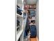 Walk-in closet with shelving, hanging space, and luggage storage at 4070 Lauada Dr, Douglasville, GA 30135