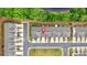 Overhead aerial view of these townhomes with two car parking at 241 Irwell Path, Lawrenceville, GA 30044