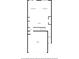 First floor plan featuring kitchen, living room, dining area, garage and foyer at 241 Irwell Path, Lawrenceville, GA 30044