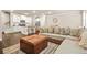 Open concept living space featuring hardwood floors and an attached kitchen at 241 Irwell Path, Lawrenceville, GA 30044