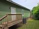 Backyard featuring a porch with dark green siding at 490 Rockwell Sw St, Atlanta, GA 30310