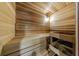 The property includes a home sauna, constructed with natural wood at 5120 Jett Forest Trl, Atlanta, GA 30327