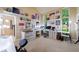 Bright studio space with vaulted ceilings, large windows, and open workspaces for creatives at 5120 Jett Forest Trl, Atlanta, GA 30327