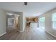 Open concept living space with dining area, kitchen, and great natural light at 589 Arbor Ridge Dr, Stone Mountain, GA 30087