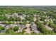 An aerial view of a residential community surrounded by lush green trees at 3800 Market Walk, Clarkston, GA 30021