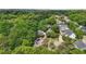 Aerial view of homes surrounded by lush greenery, creating a private neighborhood feel at 3800 Market Walk, Clarkston, GA 30021