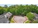 Lovely aerial view of homes nestled in a cul-de-sac surrounded by beautiful green trees at 3800 Market Walk, Clarkston, GA 30021