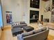 Spacious lobby featuring comfortable sofas, modern decor, and a bar area at 3777 Peachtree Ne Rd # 1512, Brookhaven, GA 30319