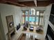 Overhead view of a community lounge area facing a pool, offering a luxurious setting for gatherings at 3777 Peachtree Ne Rd # 1512, Brookhaven, GA 30319