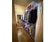 Spacious walk-in closet with ample storage space and mirror; great for organizing clothes and accessories at 3777 Peachtree Ne Rd # 1512, Brookhaven, GA 30319
