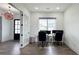 Bright home office with great natural light, perfect for working from home, with wood floors at 3790 Andover St, Cumming, GA 30028