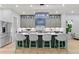 Gourmet kitchen features large island, stainless appliances and gray cabinets at 293 Ormond Se St, Atlanta, GA 30315