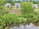 Scenic backyard of homes overlooking a tranquil pond surrounded by lush greenery and mature trees at 5075 Briarstone Ridge Way, Alpharetta, GA 30022