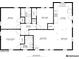 Detailed floor plan showcasing layout and dimensions of the property at 2413 Hunting Valley Dr, Decatur, GA 30033