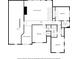 Upstairs floor plan featuring bedrooms, bathrooms, attic and open-to-below areas at 6185 Deerwoods Trl, Alpharetta, GA 30005
