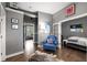 Hallway showing bedroom with natural light and stylish decor at 791 Wylie Se St # 709, Atlanta, GA 30316