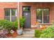 Home entrance featuring a cozy patio, seating area, and well-manicured greenery at 791 Wylie Se St # 709, Atlanta, GA 30316